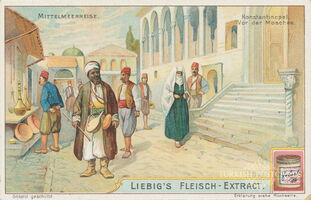04-01 Mittelmeerreise: Konstantinopel. Vor der Moschee