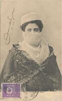 1184 Dame en costume Turc