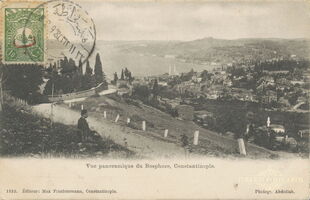 1325 Vue Panoramic du Bosphore, Constantinople
