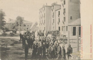1552 Les pompiers a Taxim, Constantinople