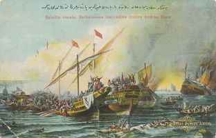 209 Battaile navale. Barbarousse Haireddine contre Andrea Doria
