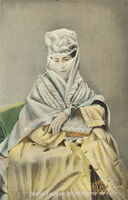 210 Dame turque en costume de la ville