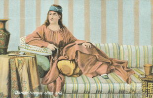 221 Dame turque chez elle