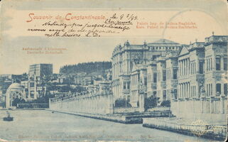 03-Vue du Palais Imperial de Dolma-Bagtche et de L'Ambassade d'Allemagne