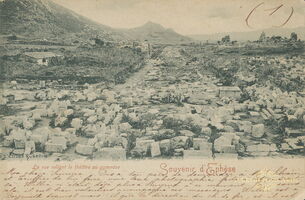 Souvenir de Ephese - La rue reliant le theatre au gymnase