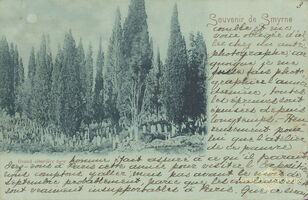Souvenir de Smyrne - Grand cimetière turc