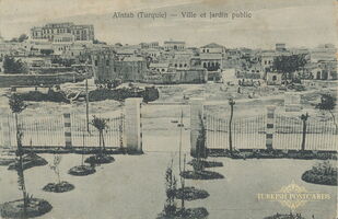 053 Aïntab (Turquie) Ville et jardin public